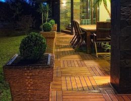 Thermowood kőris teraszburkolat