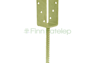 “U” Horganyzott Oszloptalp Betonozható 100 mm-es Oszlophoz