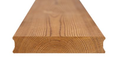 Thermowood Borovi Fenyő Teraszburkolat 26x115mm A+ D34 Profil Klipszes