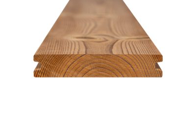 Thermowood Borovi Fenyő Kefézett Teraszburkolat 26x115mm A Minőség D4sg Profil