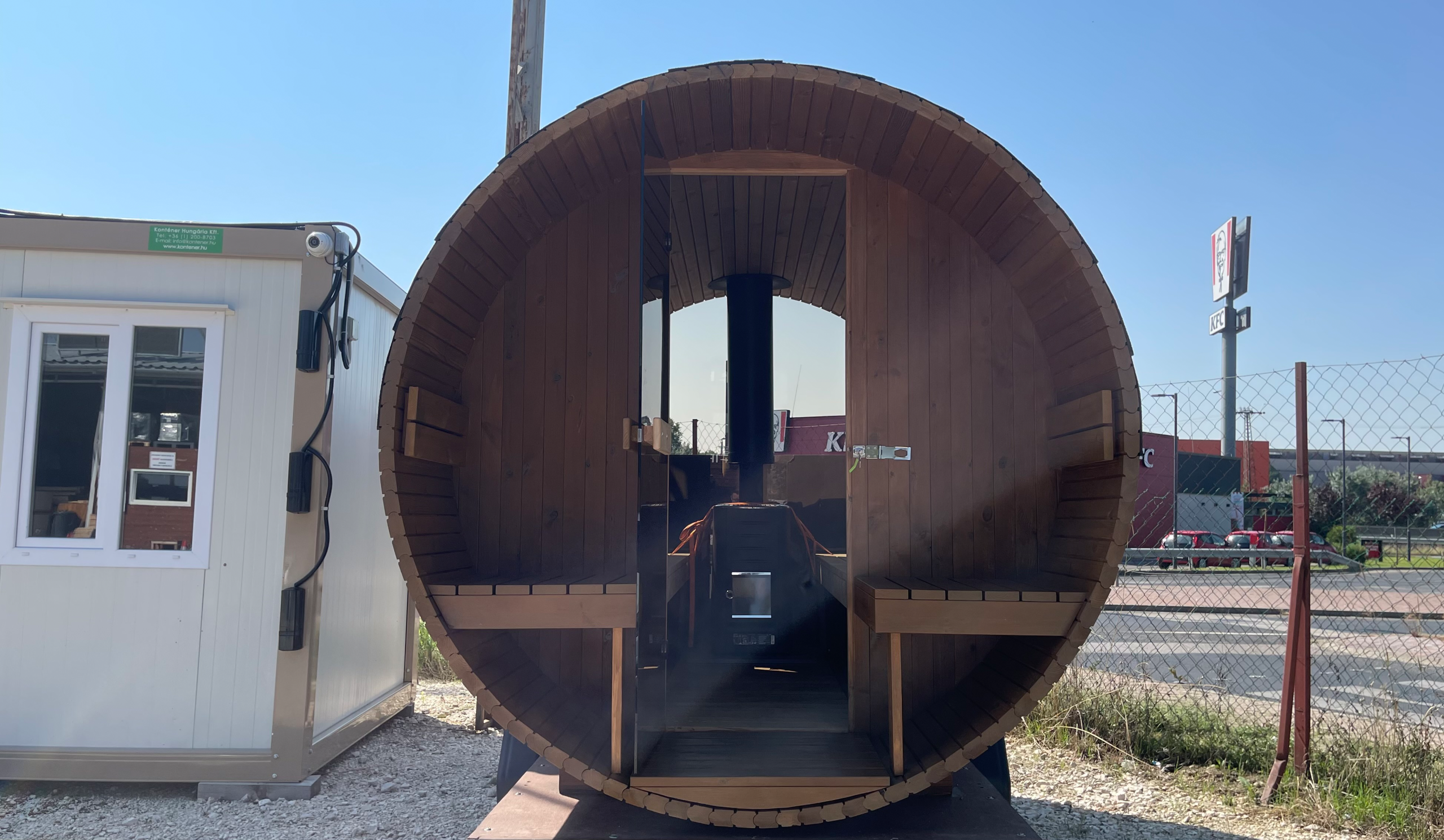 Új Prémium Hordó Szauna