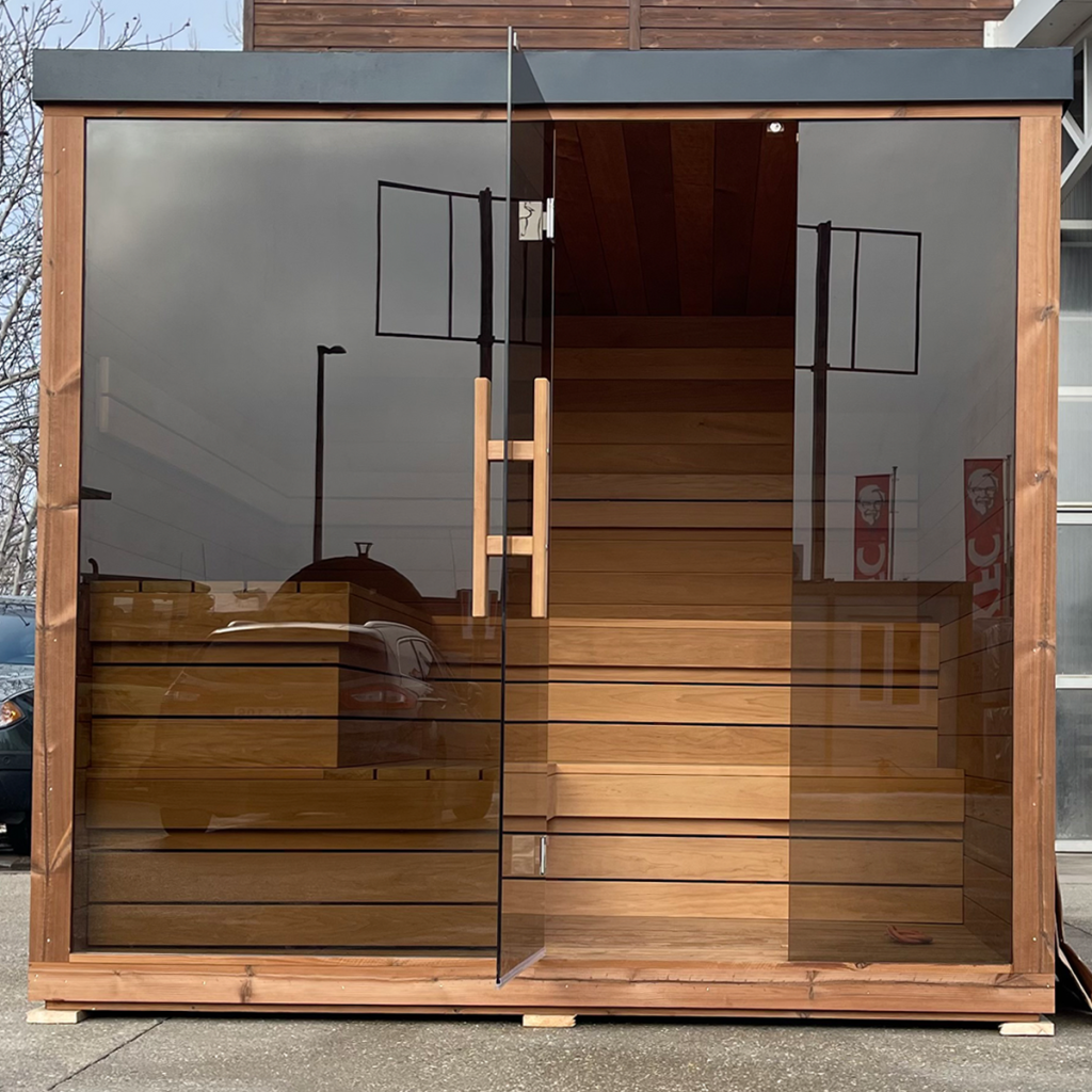 Kültéri Finn Szauna Kabin Raktárról