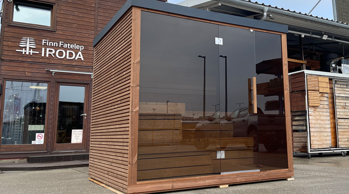 Kültéri Finn Szauna Kabin Raktárról