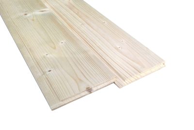 Lucfenyő Hajópadló 18,5x146 mm B Minőség Hosszában Toldható