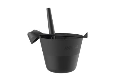 Harvia Klikk Műanyag Dézsa Kanállal, Fekete Színben