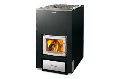 Narvi 50 fatüzelésű szauna kályha, üvegajtóval 45 – 70 m³