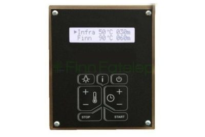 Wellmatic LCD-s Szauna Vezérlő Kombinált Szaunához Max. 9 kW